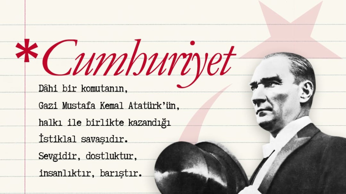 YAŞASIN CUMHURİYET 